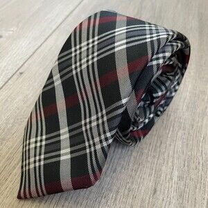 Ben Sherman plaid silk tie